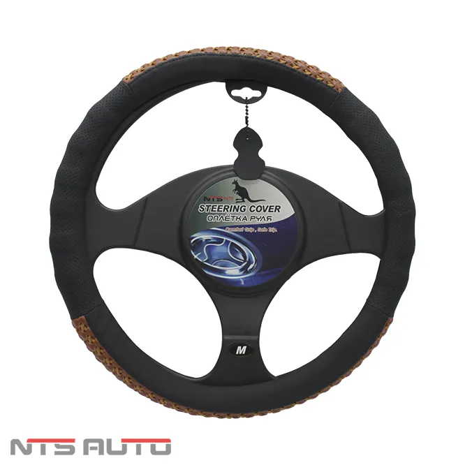 Оплетка кожа (SE-009BK/BR) М