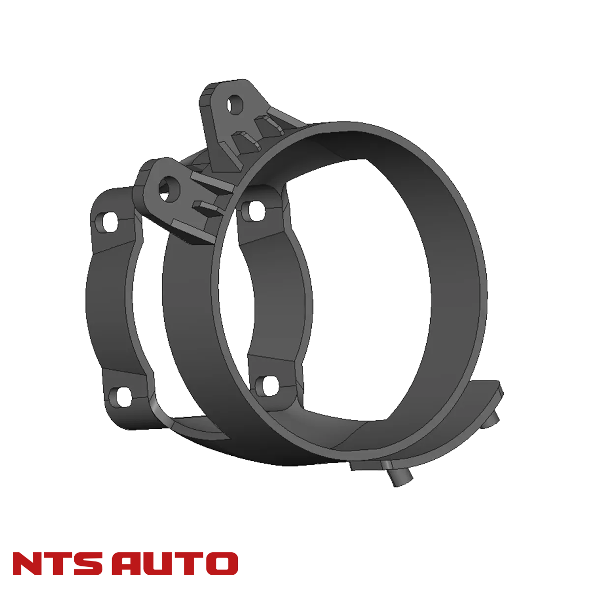 Крепление изготовленное на 3D принтере для AUDI A3/A4 B6–B7, Volvo S40/V50 под Bi-LED ALTUS