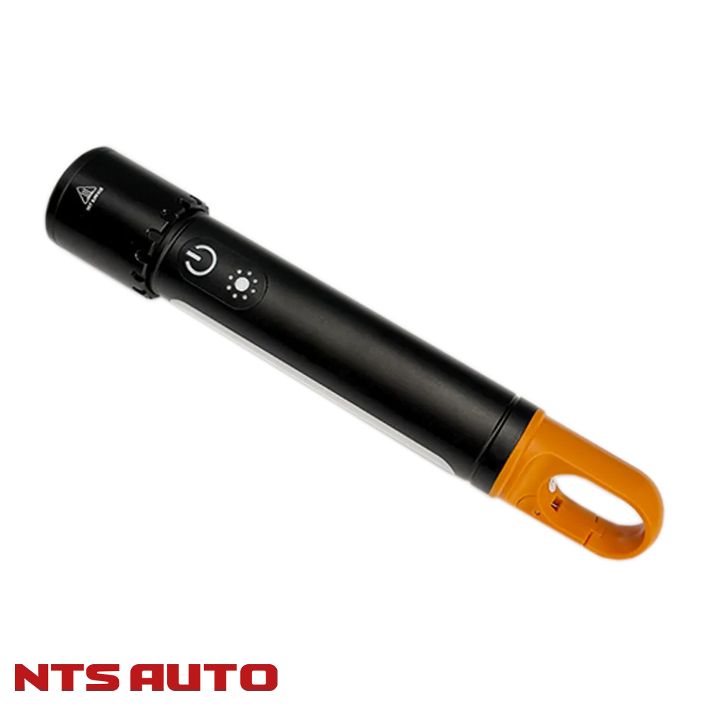 Фонарь ручной аккумуляторный с зумом и дополнительной подсветкой 3500mAh HY-X725