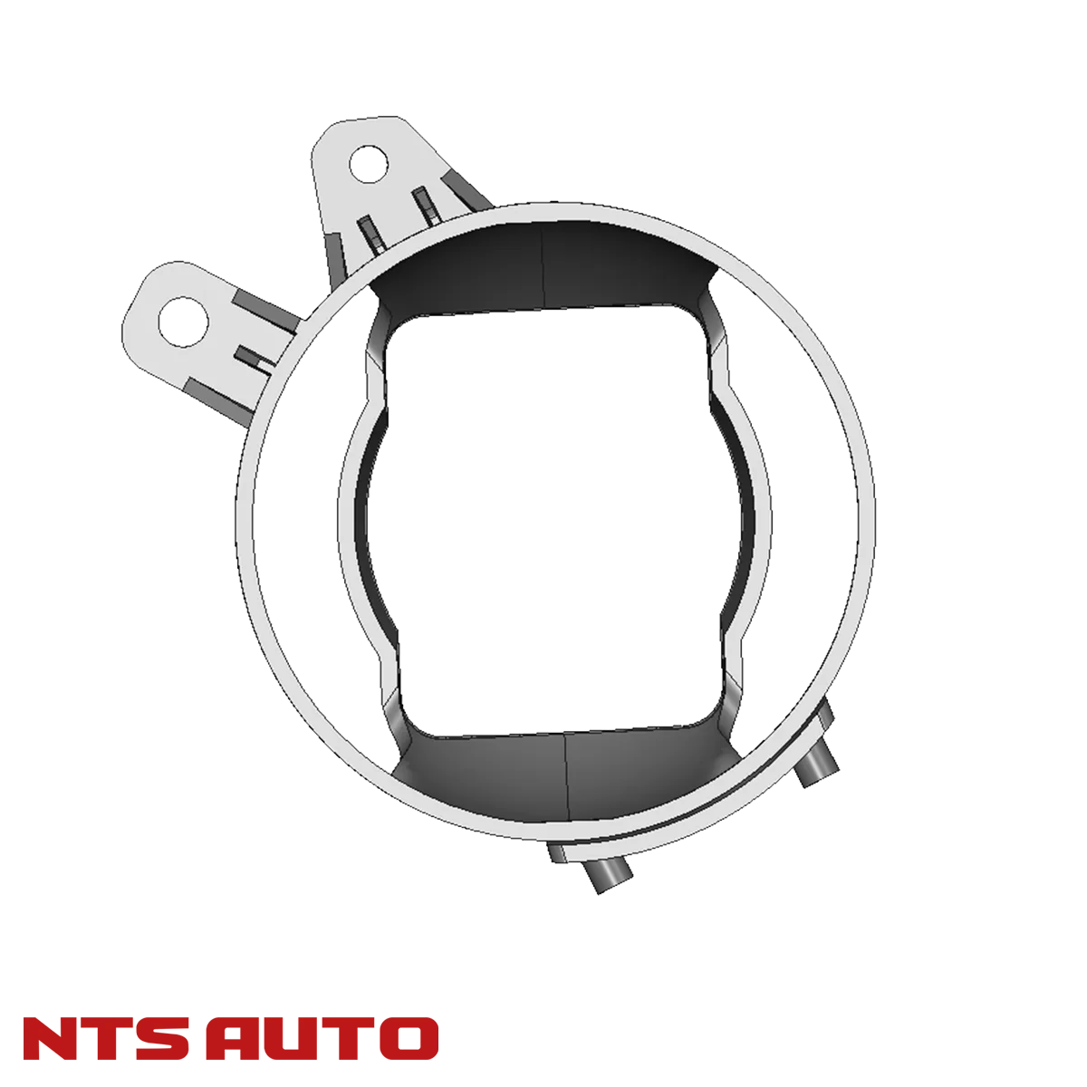 Крепление изготовленное на 3D принтере для AUDI A3/A4 B6–B7, Volvo S40/V50 под Bi-LED ALTUS