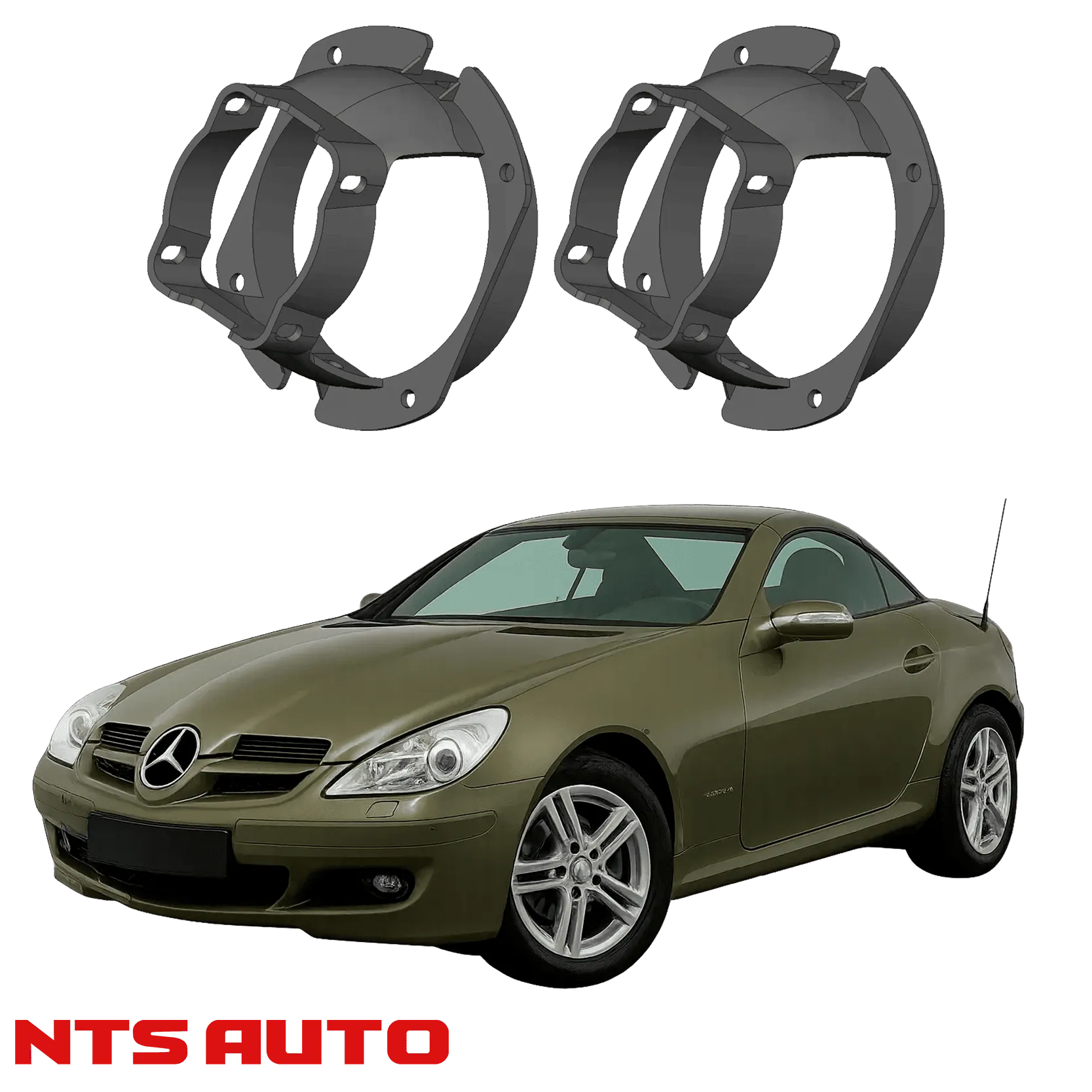 Крепления для противотуманных фар на Mercedes‑Benz SLK (R171) 2007–2011