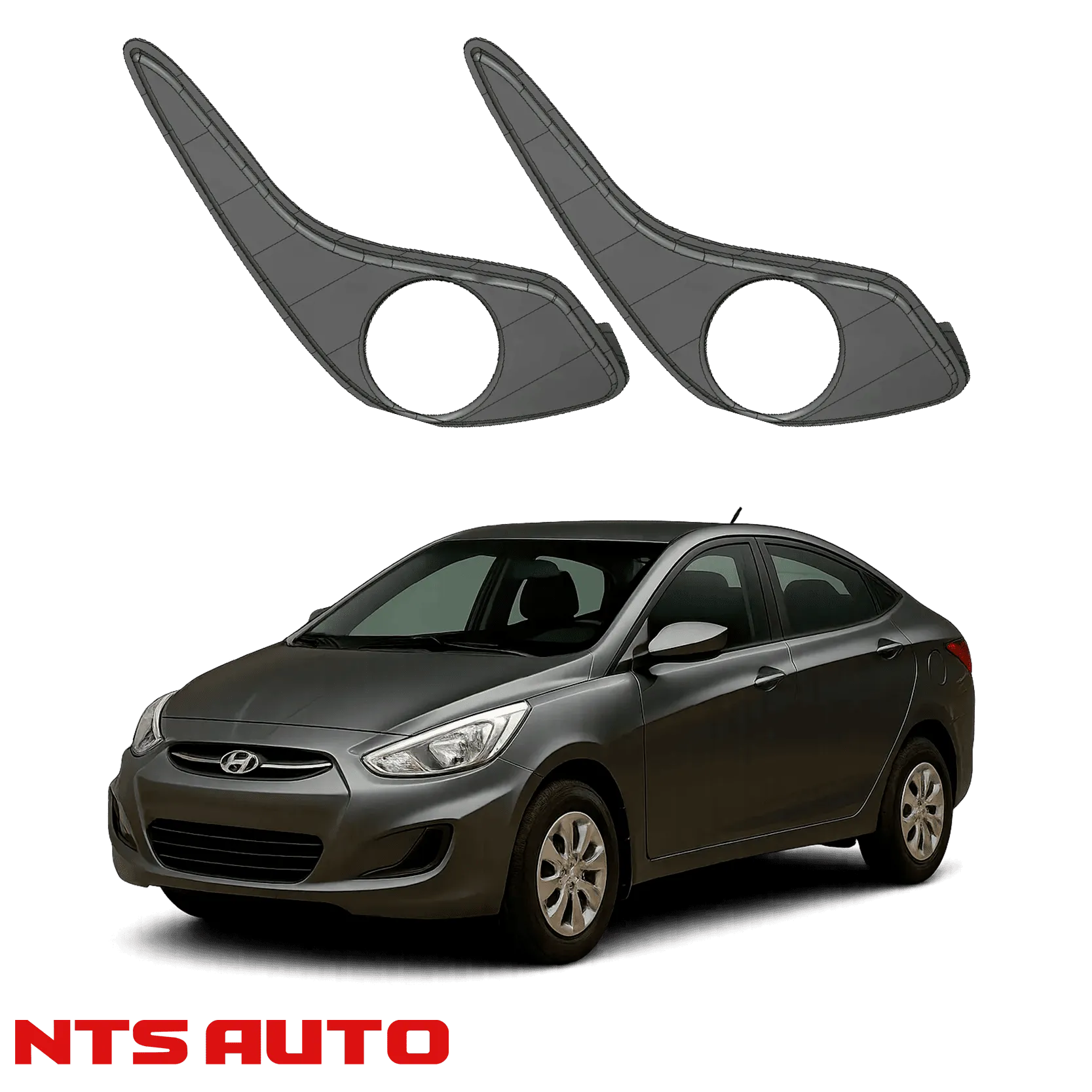 Крепления для противотуманных фар на Hyundai Accent (2011–2016)